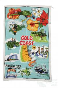 Tea-towel: Gold Coast