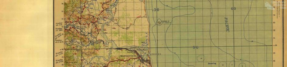 Maroochydore military map, 1942