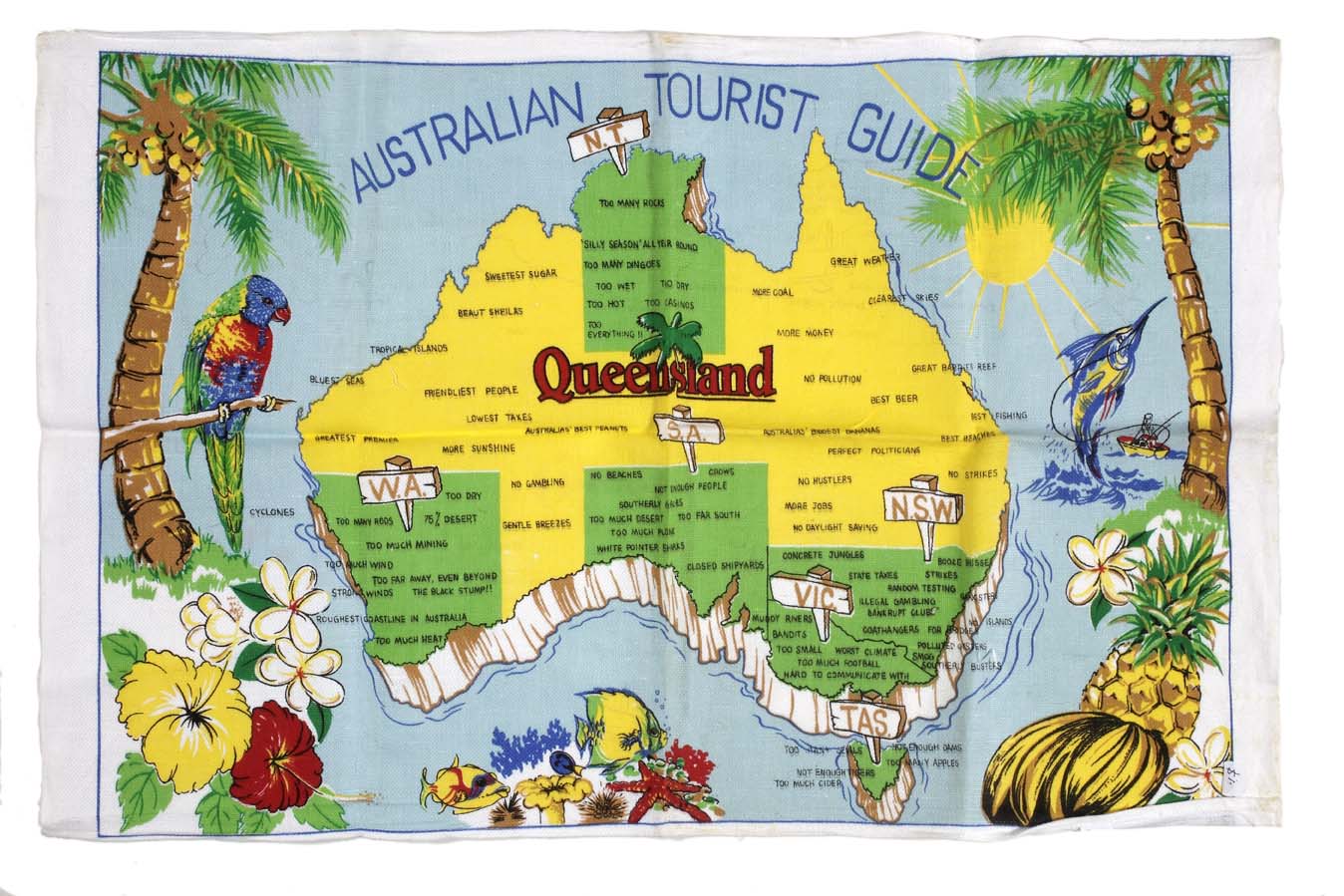 tourist map australia