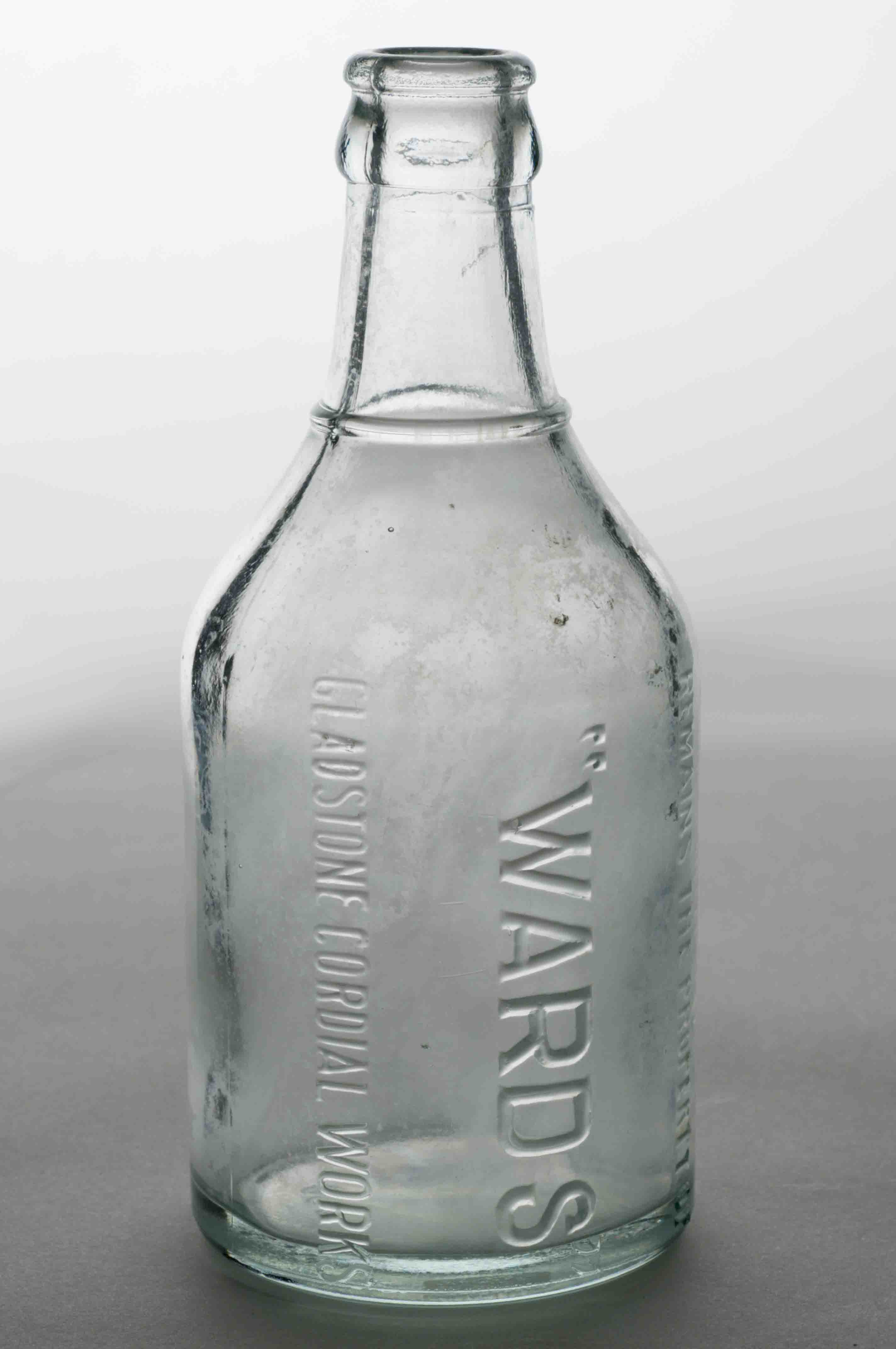 Wards Gladstone Cordial Works glass bottle Queensland Historical Atlas