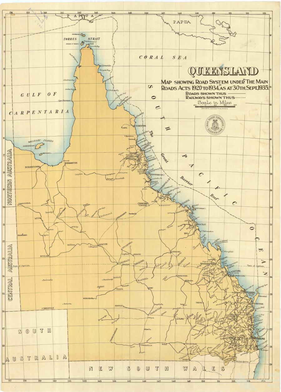 Queensland Train Map