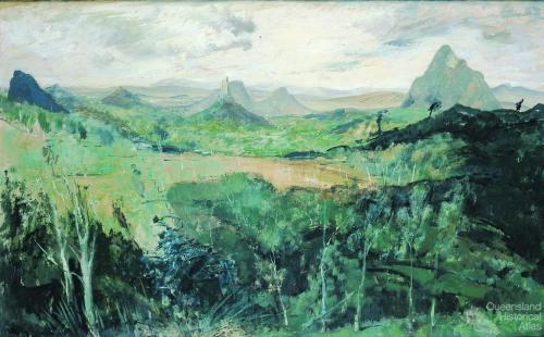 Glasshouse Mountains 1952