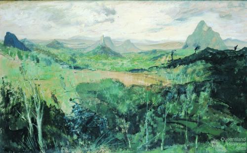 Glasshouse Mountains 1952