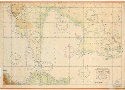 Japanese map of northern Australia and New Guinea, 1942