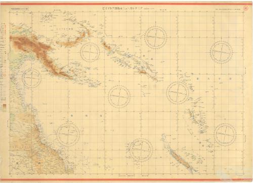 Japanese map of the Pacific, 1942