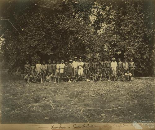 South Sea Islanders, Lower Herbert, c1890