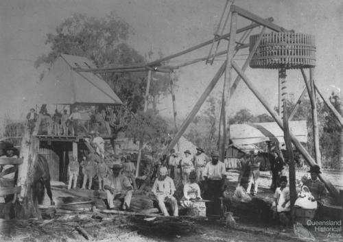 Workers and their families, Mount Craven Mines Eidsvold, 1889 