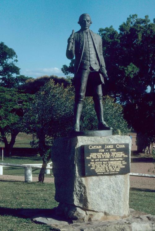 James Cook monuments, Cooktown, 1988