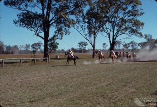 Picnic races at Burrandowan, near Kingaroy, 1979