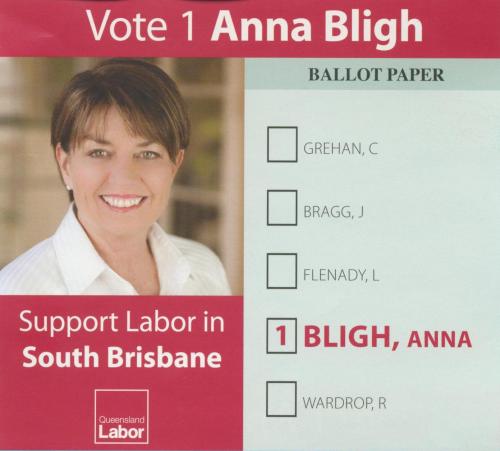 Anna Bligh, 2012