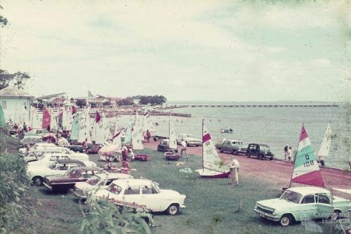 Humpybong yacht club, Woody Point, 1970