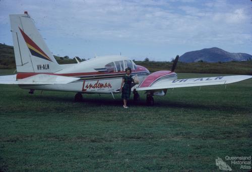 Aircraft servicing Lindeman Island, 1966