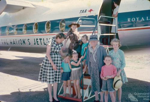 TAA aircraft at Ayr Airport, 1962