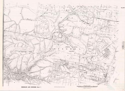 Brisbane and Suburbs showing Mount Coot-tha Park, 1905