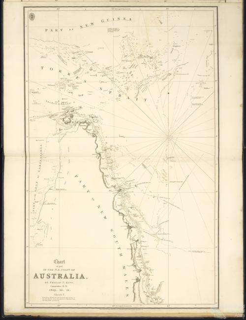 Chart of the NE Coast of Australia, 1819-21