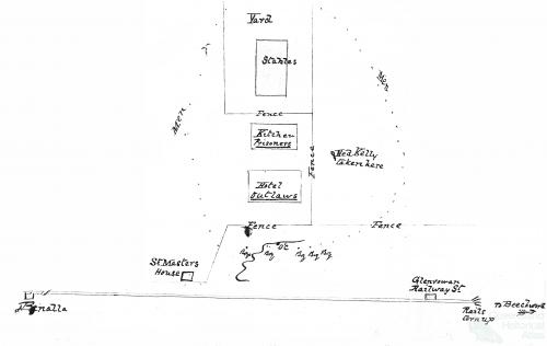 Positioning of Queensland Native Police, Glenrowan, 1880