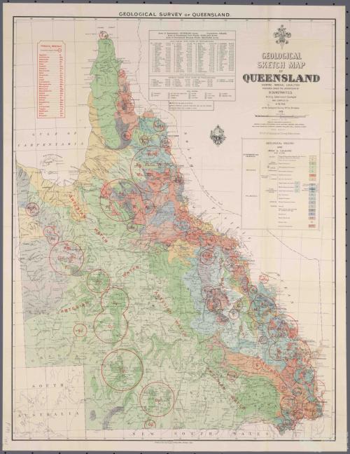 Mineral localities, 1905