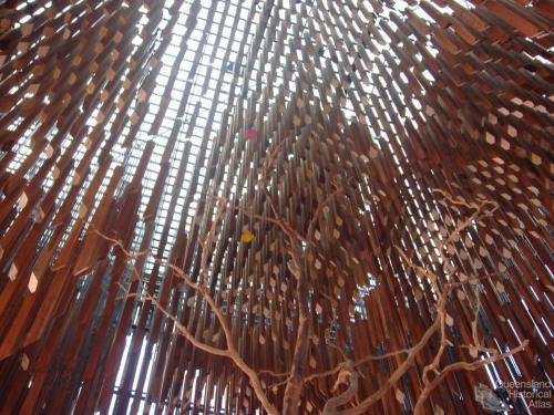 Inside the Tree of Knowledge Memorial, Barcaldine, 2009