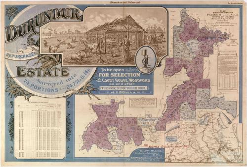 Durundur Estate Map (Durundur and Holmwood), 1902