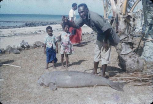 Dugong hunting, Torres Strait, 1958