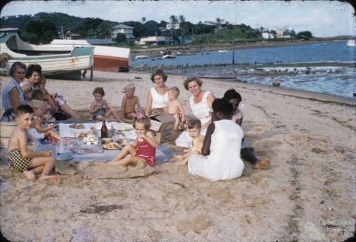 Hyndman family birthday party, Thursday Island, 1958