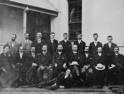 Members of the Postmaster General's Department, Queensland, 1900