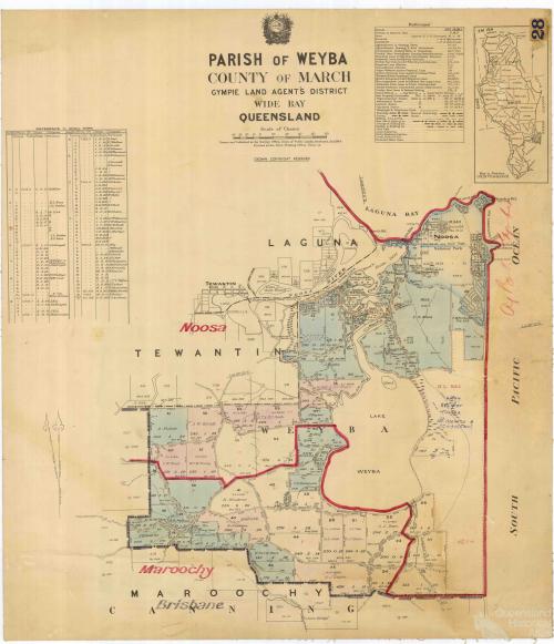 Suburban portions of Noosa and Tewantin, 1944