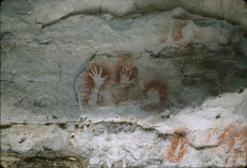 Aboriginal art, Carnarvon Gorge, 1979