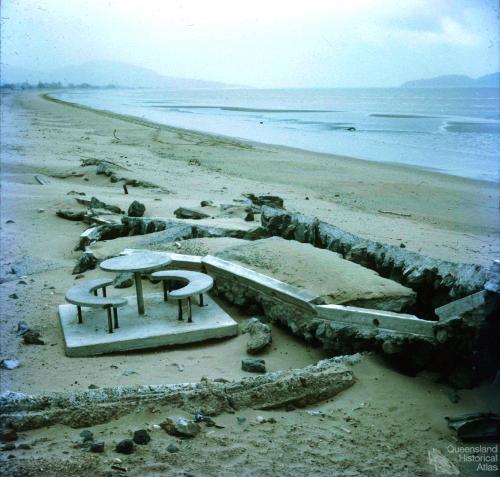 Damage caused by Cyclone Althea, Pallarenda, 1971