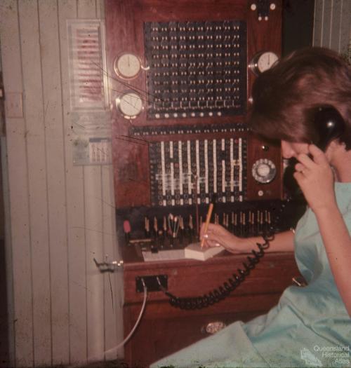 Manual telephone exchange, Talwood, 1965