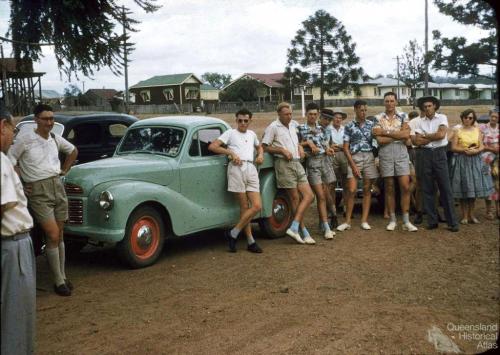 Junior farmer visit to Cherbourg, 1957