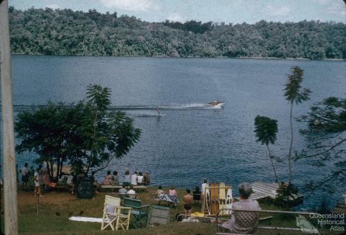 Water skiing on Lake Barrine, 1958