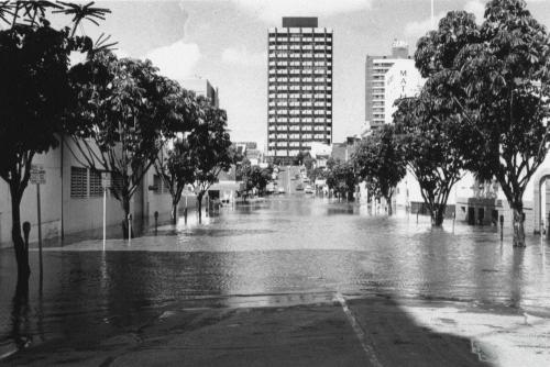 Flooding in Mary Street, Brisbane, 1974