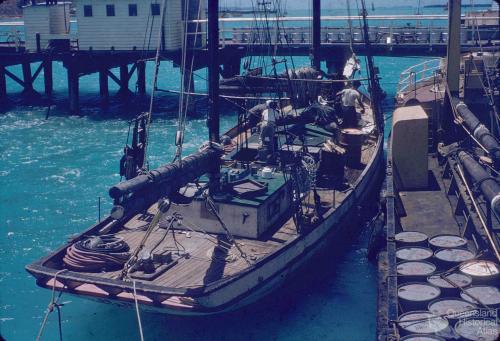 Pearling luggers, Thursday Island, 1959