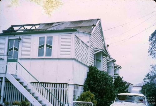 Cyclone Althea damage, Hyde Park, 1971