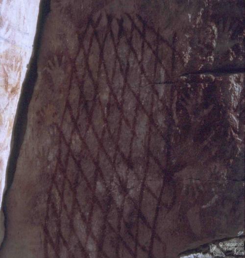 Aboriginal rock art, Carnarvon National Park, 1967