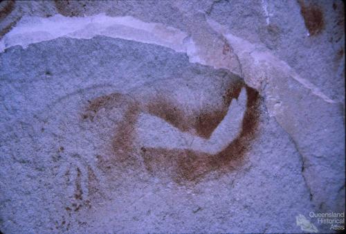 Aboriginal rock art, Carnarvon National Park, 1967