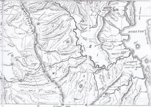 Leopold Landsberg’s map of Queensland, 1860