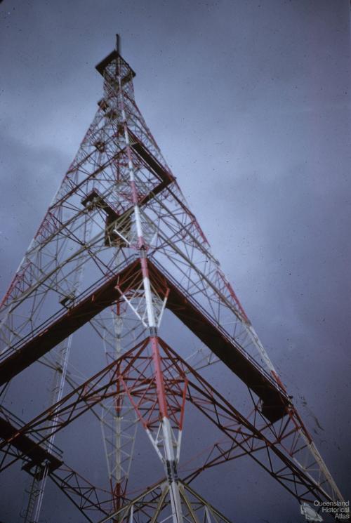 ABC TV transmitter tower, Mount Coot-tha, 1959