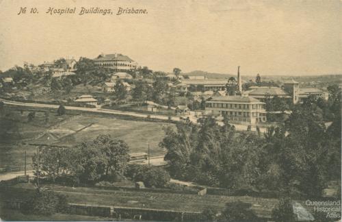 Queensland hospitals, postcards