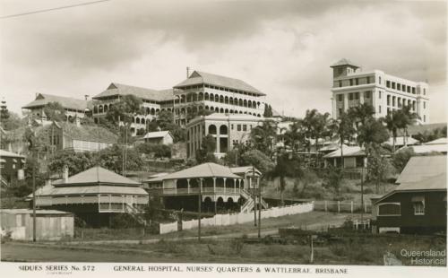 Queensland hospitals, postcards