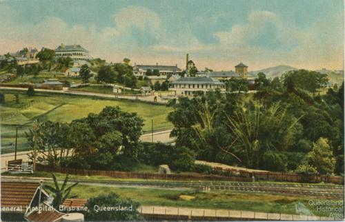 Queensland hospitals, postcards