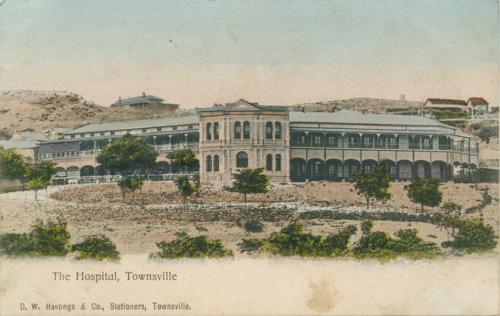 Queensland hospitals, postcards