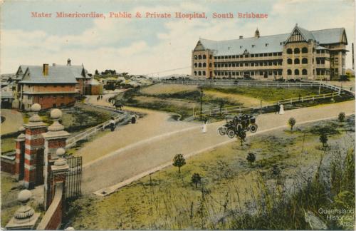 Queensland hospitals, postcards