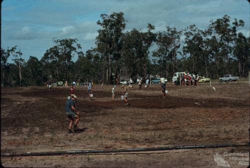 Digger Street soccerfield under construction Bundaberg, 1970