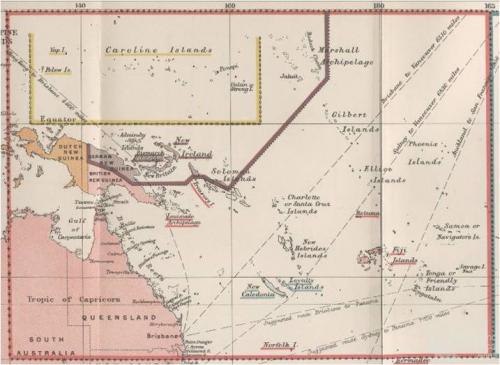 British interests in the Western Pacific Ocean, 1887