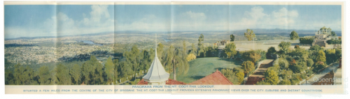 Panorama from the Mount Coot-tha Lookout, c1958