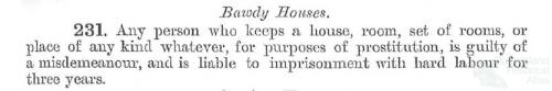 Bawdy houses, 1896-99