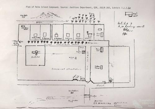 Plan of Palm Island Compound, 1931