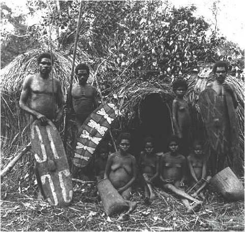 Rainforest Aboriginal people, c1890